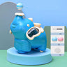 Electronic Elephant Blowing Ball Walking Toys Levitation Ball Robot Elephant Sprayer Humidifier Lighting Musical Spray Mist Toy - FLUFFI