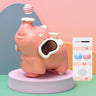 Electronic Elephant Blowing Ball Walking Toys Levitation Ball Robot Elephant Sprayer Humidifier Lighting Musical Spray Mist Toy - FLUFFI