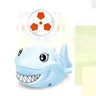 Electronic Floating Ball Whale Portable Rechargeable Shark Handheld USB Fish Fan Children Mini Outdoor Fan Toy Kids Small Gifts - FLUFFI