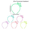 Fluorescent Hair Hoop | Plastic Headband | Glow in the Dark Party - FLUFFI