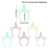 Fluorescent Hair Hoop | Plastic Headband | Glow in the Dark Party - FLUFFI
