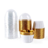 Foil Cupcake Liners Heat Resistant Aluminum Cake Cups round Baking Cups with Lids Kitchen Wedding Birthday Party Supply - FLUFFI