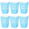 Gender Reveal Party Popcorn Box Team Boy Team Girl Decorations Baby Gender Reveal Supplies Candy Gift Box Baby Shower - FLUFFI