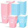 Gender Reveal Party Popcorn Box Team Boy Team Girl Decorations Baby Gender Reveal Supplies Candy Gift Box Baby Shower - FLUFFI
