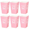 Gender Reveal Party Popcorn Box Team Boy Team Girl Decorations Baby Gender Reveal Supplies Candy Gift Box Baby Shower - FLUFFI