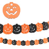 Halloween Hanging Garland Bunting Bat Pumpkin Ghosts Spider Paper Banner Halloween Party Decorations Horror Props - FLUFFI