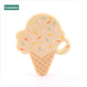 Ice Cream Lovely Silicone Teether Baby Toys Teething Chewable BPA Free Pendant for Nursing Necklace Baby Teether - FLUFFI