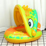 Inflatable Baby Toys Swim Ring Floating Seat Outdoor Swimming Pool Sun Shade Toddler Swim Circle Beach Water Toys for Children - FLUFFI
