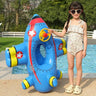 Inflatable Baby Toys Swim Ring Floating Seat Outdoor Swimming Pool Sun Shade Toddler Swim Circle Beach Water Toys for Children - FLUFFI