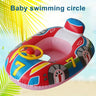 Inflatable Baby Toys Swim Ring Floating Seat Outdoor Swimming Pool Sun Shade Toddler Swim Circle Beach Water Toys for Children - FLUFFI