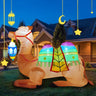 Inflatable Ramadan Decorations Ramadan Lamps Drum Lamb Islamic Moon Wishing Kareem Built - In LED Lighted Home Party Outdoor Toys - FLUFFI