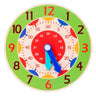 Kids Montessori Wooden Clock Toys Hour Minute Second Cognition Time Learning Teaching Aids Educational Toys for Children - FLUFFI