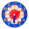 Kids Montessori Wooden Clock Toys Hour Minute Second Cognition Time Learning Teaching Aids Educational Toys for Children - FLUFFI
