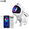 Kids Star Projector Night Light with Remote Control 360°Adjustable Design Astronaut Nebula Galaxy Lighting for Children Adults - FLUFFI