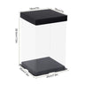 Large Transparent Cake Gift Box 20/28Cm PVC Clear Rose Bear Packaging Box Birthday Party Wedding Cake Dessert Present Decoration - FLUFFI