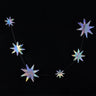 Laser Mirror Paper Star Dot Garland for Wedding Kids 1St Mermaid Birthday Party Decoration Baby Shower Christmas Hanging Banner - FLUFFI