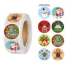 Merry Christmas Stickers Christmas Tree Elk Candy Bag Sealing Sticker Christmas Gifts Box Labels Decoration New Year 2025 - FLUFFI