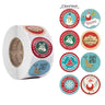 Merry Christmas Stickers Christmas Tree Elk Candy Bag Sealing Sticker Christmas Gifts Box Labels Decoration New Year 2025 - FLUFFI