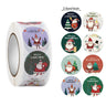 Merry Christmas Stickers Christmas Tree Elk Candy Bag Sealing Sticker Christmas Gifts Box Labels Decoration New Year 2025 - FLUFFI