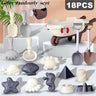 Mini Beach Toy Set - Shovels, Buckets & Sea - Themed Molds | Sandcastle Building - FLUFFI
