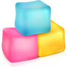 Mini Ice Cube Pinch Toy Transparent Small Ice Block Pinch Children Squeezing Toy Stress Relief Sensory Toy Birthday Gifts - FLUFFI