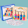 Montessori Learning Toys Mobile Color and Shape Puzzle,Matching Brain Teasers Logic Game Early Educational - FLUFFI