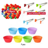 Rainbow Counting Pompoms | Sorting Cup | Montessori Sensory Toys - FLUFFI