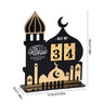 Ramadan Advent Calendar Acrylic Countdown Calendar Islamic Muslim Festival Party Gifts Eid Mubarak Home Decoration Ornament - FLUFFI