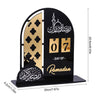 Ramadan Advent Calendar Acrylic Countdown Calendar Islamic Muslim Festival Party Gifts Eid Mubarak Home Decoration Ornament - FLUFFI