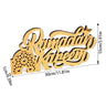 Ramadan Mubarak Acrylic Ornament 2025 Eid Mubarak Ramadan Kareem Decoration for Home Islamic Muslim - FLUFFI