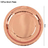 Rose Gold Party Disposable Tableware Set Paper Plate Cup Kids Adult Birthday - FLUFFI