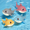 Shark Baby Water Play Toy with Wind up Chain, Outdoor Beach Toy, Shower Toy, Bath Toy - FLUFFI