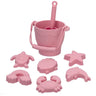 Silicone Beach Toy Set |Bucket + 6 Accessories - FLUFFI