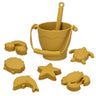 Silicone Beach Toy Set |Bucket + 6 Accessories - FLUFFI