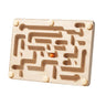 Small Wooden Balance Bead Maze, Balancing Board Game, Focus Training - FLUFFI
