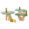 Tree Block Toys - Montessori Wooden - Blocks Stacker Balancing - FLUFFI