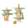 Tree Block Toys - Montessori Wooden - Blocks Stacker Balancing - FLUFFI