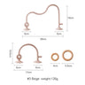Wood Ring Soft Silicone Teether Toy - FLUFFI