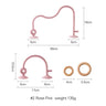Wood Ring Soft Silicone Teether Toy - FLUFFI
