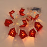 Wooden House LED String Light Xmas Tree Hanging Ornament 2024 Christmas Decoration for Home - FLUFFI