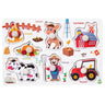 Wooden Puzzle Montessori Toys for Baby 1 2 3 Years Old Kids Alphabet Number Shape Matching Games Children - FLUFFI