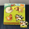 Wooden Puzzle Montessori Toys for Baby 1 2 3 Years Old Kids Alphabet Number Shape Matching Games Children - FLUFFI