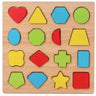 Wooden Puzzle Montessori Toys for Baby 1 2 3 Years Old Kids Alphabet Number Shape Matching Games Children - FLUFFI