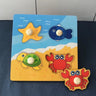 Wooden Puzzle Montessori Toys for Baby 1 2 3 Years Old Kids Alphabet Number Shape Matching Games Children - FLUFFI