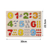Wooden Puzzle Montessori Toys for Baby 1 2 3 Years Old Kids Alphabet Number Shape Matching Games Children - FLUFFI