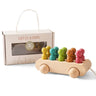 Wooden Train Montessori Toys - Number of Wood Baby'S Toys - FLUFFI