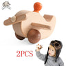 Wooden Train Montessori Toys - Number of Wood Baby'S Toys - FLUFFI