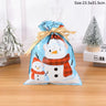 Xmas Gift Bags - Plastic x Drawstrings - Candy x Presents wrapping bags - FLUFFI
