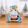 Xmas Gift Bags - Plastic x Drawstrings - Candy x Presents wrapping bags - FLUFFI