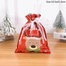 Xmas Gift Bags - Plastic x Drawstrings - Candy x Presents wrapping bags - FLUFFI